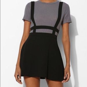Black suspender dress